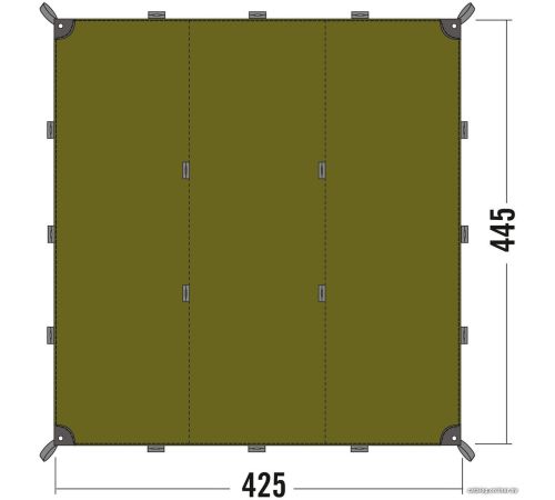 Тент Tatonka Tarp 1 светло-оливковый