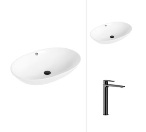 Умывальник Lauter 21709 + Reef 21CK8678BS