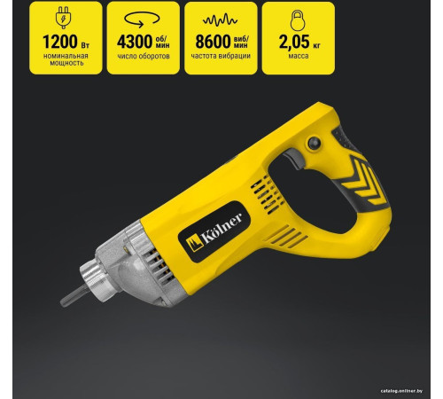 Вибратор глубинный Kolner KCV 1200