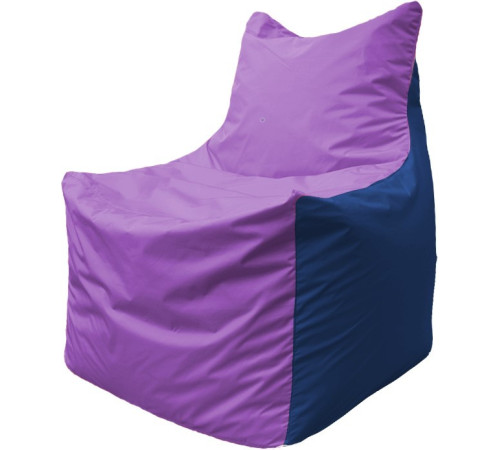 Кресло-мешок Flagman Фокс Ф2.1-105 сиреневый/синий темный
