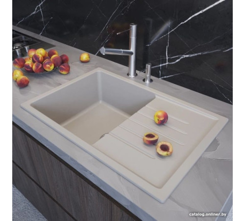 Кухонная мойка Mixline ML-GM19 551986 белый