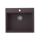 Кухонная мойка Ulgran QUARTZ Forte 580-06 трюфель