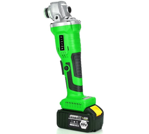 Угловая шлифмашина Zitrek AG 20 Pro с 1-м АКБ, кейс