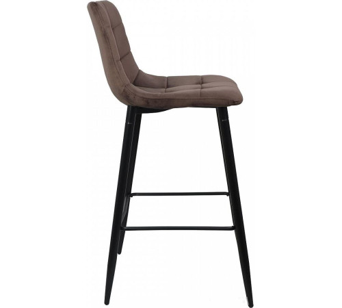 Стул AksHome Stella коричневый велюр HLR49/черный
