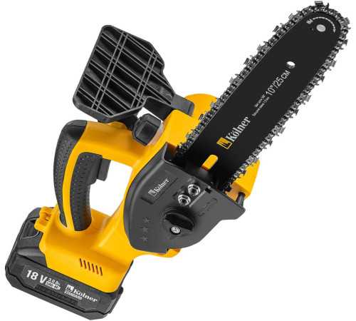 Аккумуляторная пила Kolner KCS 18BL-25-2K с 2-мя АКБ