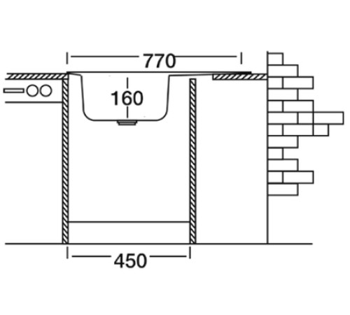 Кухонная мойка  Kromevye EC 259