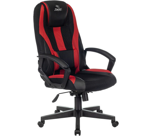 Кресло Zombie 9 черный/красный