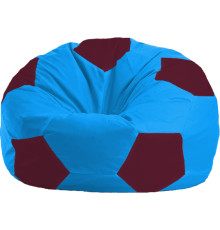 Кресло-мешок Flagman Мяч Стандарт М1.1-281 голубой/бордовый