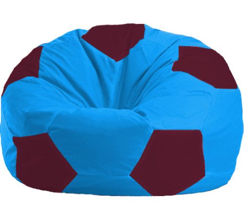 Кресло-мешок Flagman Мяч Стандарт М1.1-281 голубой/бордовый