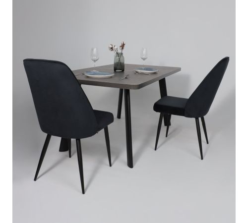 Стул Мамадома Leonard M d24 Black Lux/черный