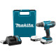 Дрель-шуруповерт Makita DF488D004 с 2-мя АКБ, кейс