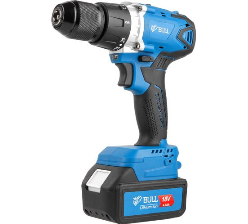 Дрель-шуруповерт Bull SR 1802 с 2-мя АКБ, кейс