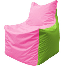 Кресло-мешок Flagman Фокс Ф2.1-197 розовый/салатовый