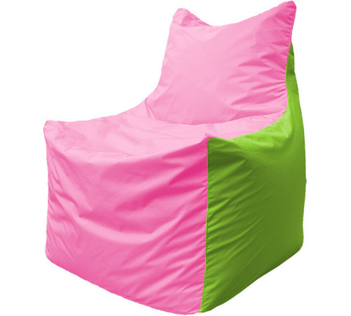 Кресло-мешок Flagman Фокс Ф2.1-197 розовый/салатовый