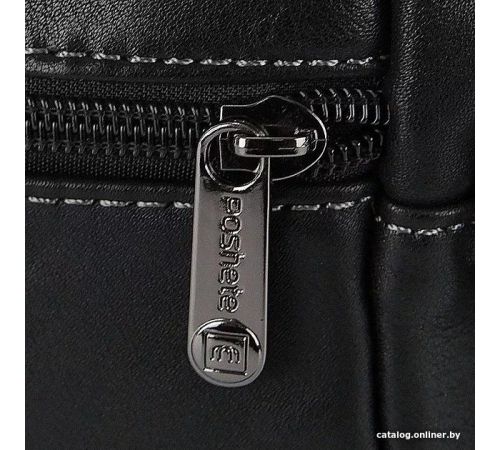Мужская сумка Poshete 252-5997-BLK черный