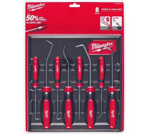 Набор крюков  Milwaukee 4932480569 8 предметов