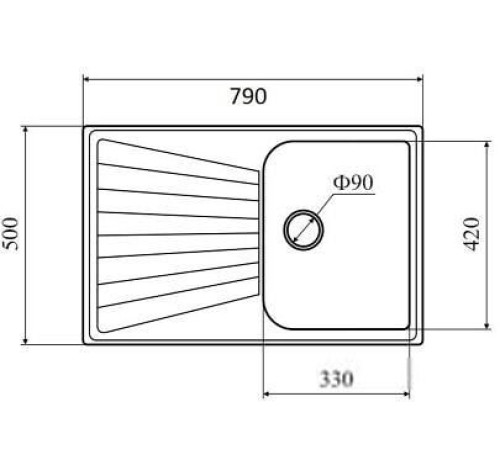 Кухонная мойка Zigmund & Shtain Klassisch 790 молодое шампанское