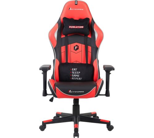 Игровое геймерское кресло Evolution Tactic PRO Special edition D3 черный/красный