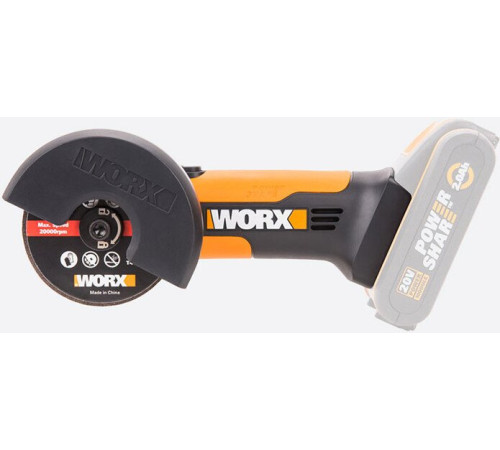 Угловая шлифмашина Worx WX801.9 без АКБ