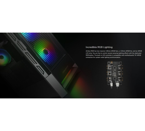 Корпус Cougar Airface RGB CGR-5ZD1W-AIR-RGB