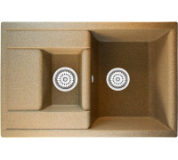 Кухонная мойка Berge BR-7612 песочный матовый