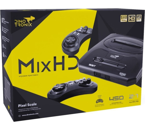 Игровая приставка Dinotronix MixHD ZD-10 2 геймпада, 450 игр