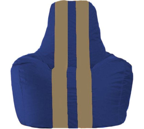 Кресло-мешок Flagman Спортинг С1.1-114 синий/бежевый