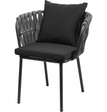 Стул Bergenson Bjorn Braid BB0000812 серый/черный