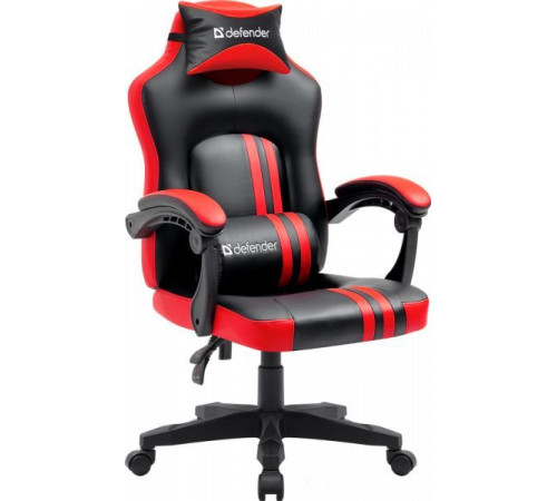 Кресло Defender Mercury черный/красный
