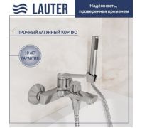 Смеситель Lauter Silk 21СК6572С с лейкой Lily 21S10048