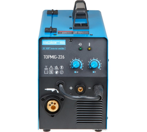 Сварочный инвертор Solaris TOPMIG-226 горелка 3 м