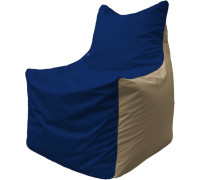 Кресло-мешок Flagman Фокс Ф2.1-39 синий темный/бежевый темный