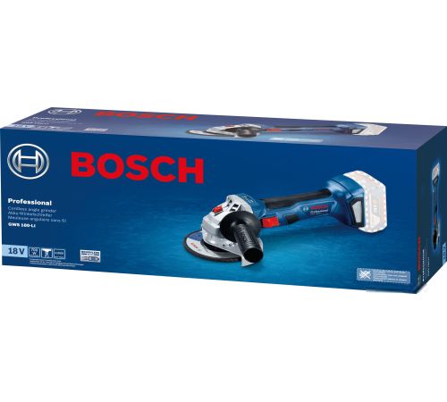Угловая шлифмашина Bosch GWS 180-LI Professional 06019H9020 без АКБ