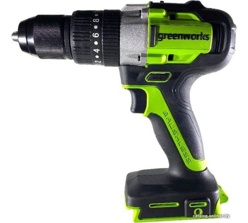 Ударная дрель-шуруповерт Greenworks GD24DD60K2 3704107UA с 1-им АКБ