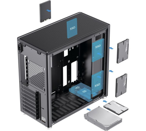 Корпус GameMax Spark Pro черный