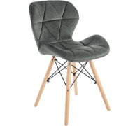Стул Mio Tesoro Лацио темно-серый/дерево