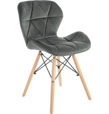 Стул Mio Tesoro Лацио темно-серый/дерево