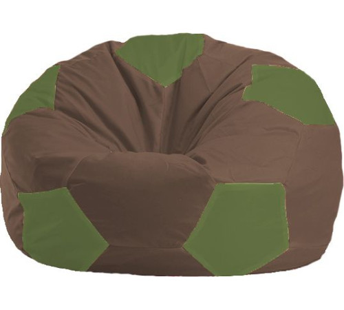 Кресло-мешок Flagman Мяч Стандарт М1.1-323 коричневый/оливковый