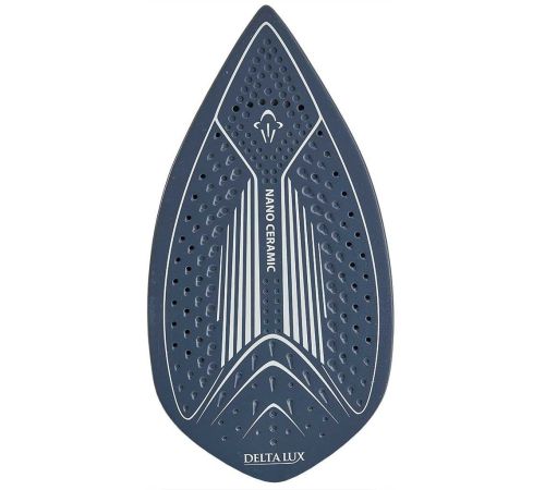 Утюг Delta LUX DE-3002 серый/бирюзовый