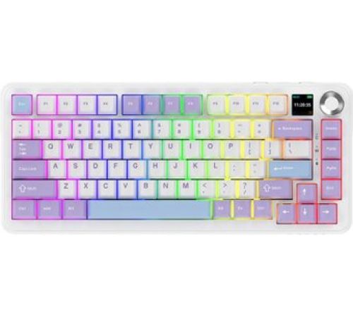 Клавиатура Ajazz AK820 Max Plus фиолетовый/белый/синий, Ajazz Murad