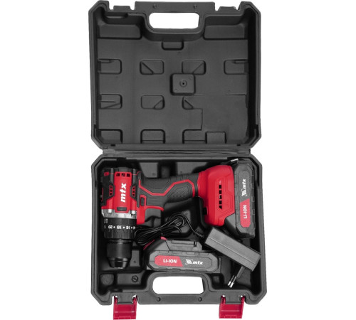 Ударная дрель-шуруповерт MTX CIDS-BL-20 с 2-мя АКБ, кейс
