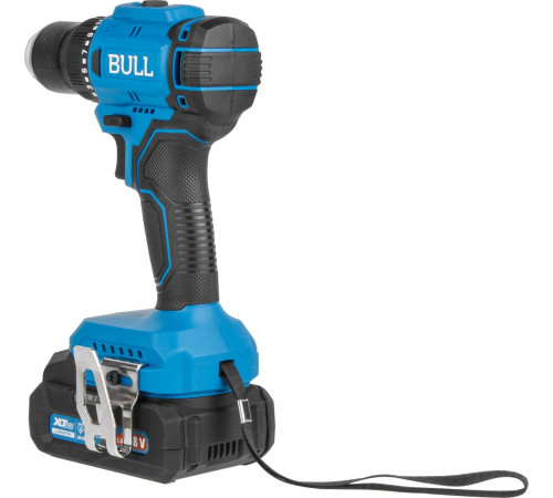 Дрель-шуруповерт Bull SR 1803 1329602 с 2-мя АКБ, кейс
