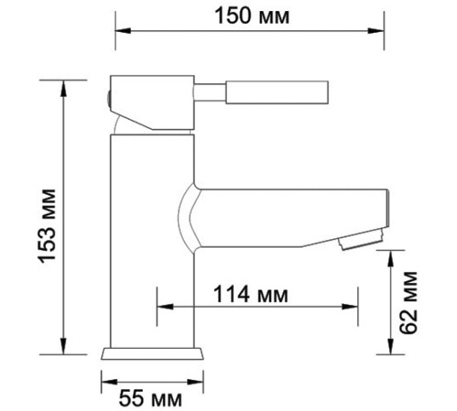 Смеситель Wasserkraft Main 4103