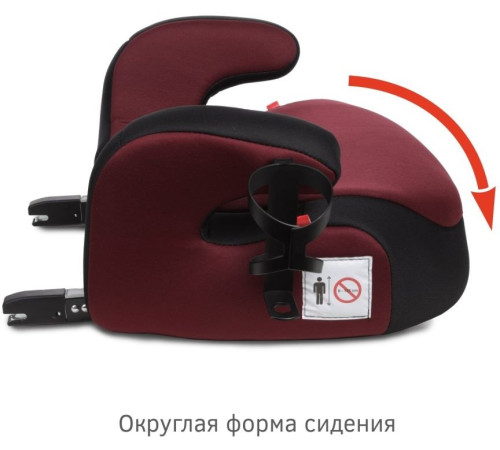 Детское сиденье Siger Fix Lux KRES3998 спелая вишня