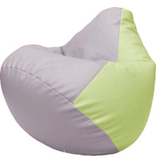 Кресло-мешок Flagman Груша Макси Г2.3-2504 сиреневый/светло-салатовый