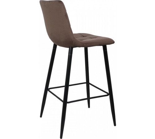 Стул AksHome Stella коричневый велюр HLR49/черный