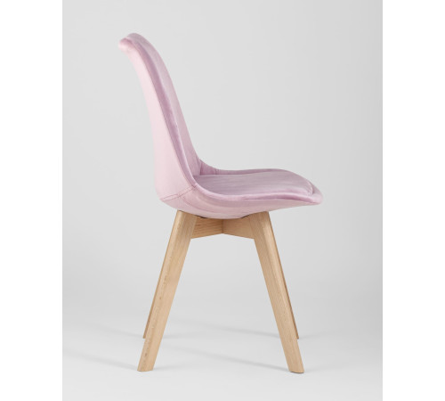 Стул Stool Group Frankfurt велюр розовый