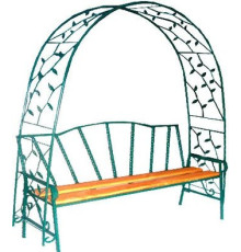 Скамейка Станкоинструмент №8 с аркой