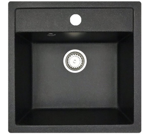 Кухонная мойка БелЭворс Rio + смеситель W74004-2 + дозатор L405F черный
