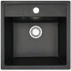 Кухонная мойка БелЭворс Rio + смеситель W74004-2 + дозатор L405F черный
